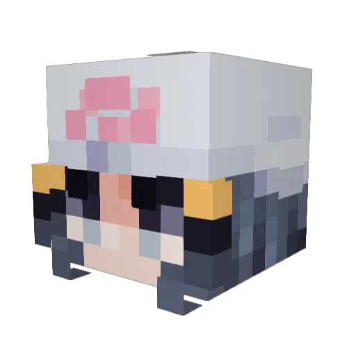 ACreativeName42 Minecraft avatar head, 3D render