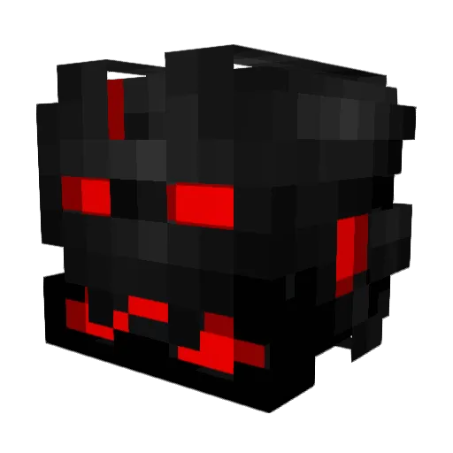ACrimsonDevil Minecraft avatar head, 3D render