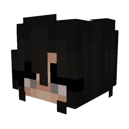 ADDICTPAIN Minecraft avatar head, 3D render
