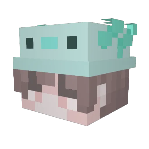 ADDws Minecraft avatar head, 3D render