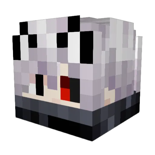 ADFSamskieNL Minecraft avatar head, 3D render