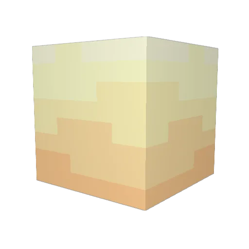 ADFalken Minecraft avatar head, 3D render