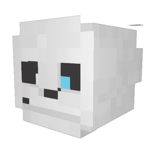 ADGJJANG Minecraft avatar head, 3D render
