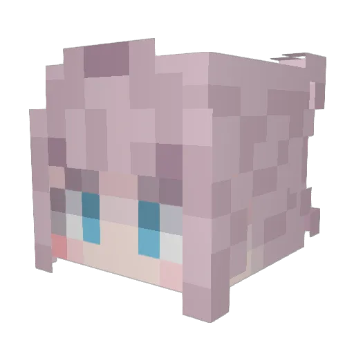 ADI4N_ Minecraft avatar head, 3D render