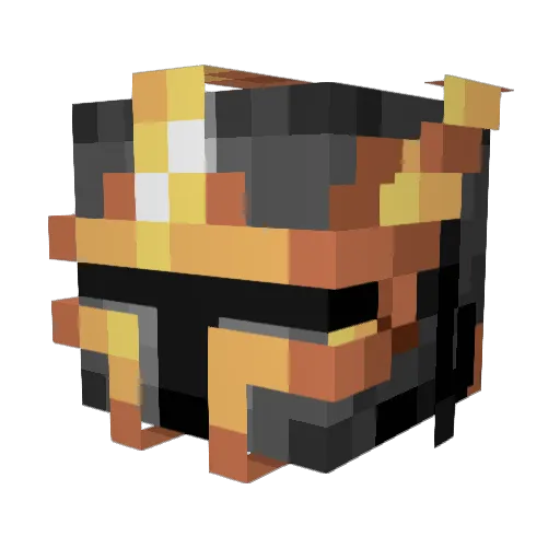 ADK69RIP_GAMER Minecraft avatar head, 3D render