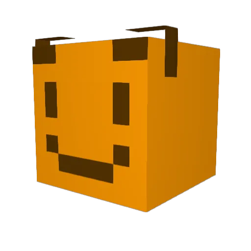 ADKROLS Minecraft avatar head, 3D render