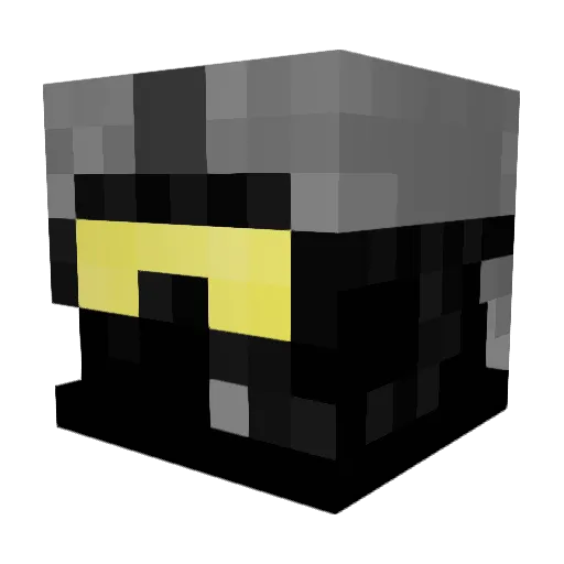 ADLITUBE Minecraft avatar head, 3D render