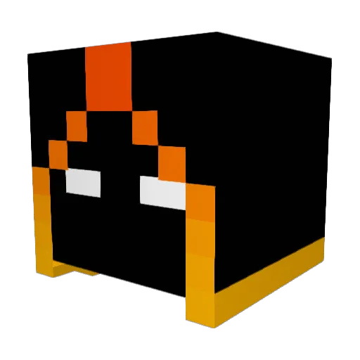 ADMIRALVODKA Minecraft avatar head, 3D render