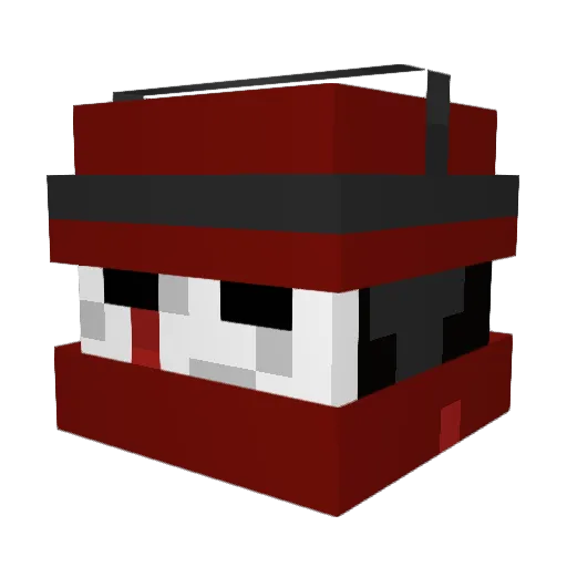 ADRIANCM Minecraft avatar head, 3D render