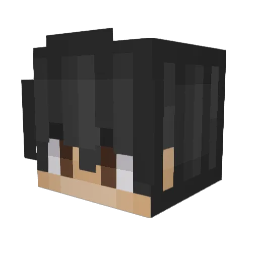 ADRIAN_CHRIS Minecraft avatar head, 3D render