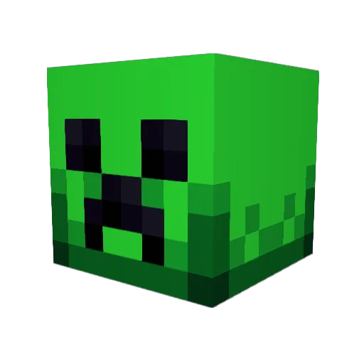 AD_Saints Minecraft avatar head, 3D render