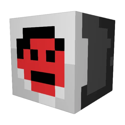 ADanTheFirst Minecraft avatar head, 3D render