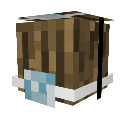 ADaniLR Minecraft avatar head, 3D render