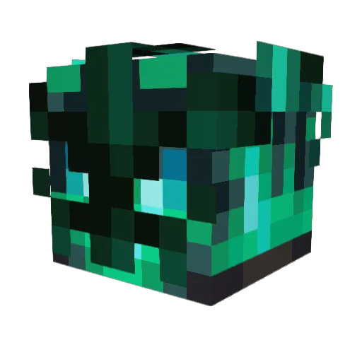 ADeadFly Minecraft avatar head, 3D render
