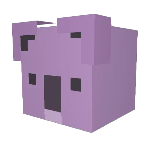 ADoorOfSorrow Minecraft avatar head, 3D render