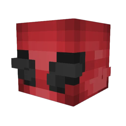 ADumbXbox Minecraft avatar head, 3D render