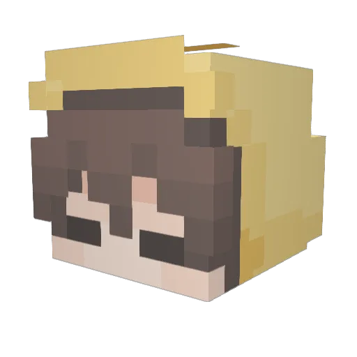 AEONG_EE Minecraft avatar head, 3D render