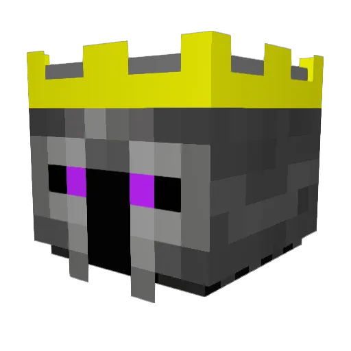 AEROEXTER Minecraft avatar head, 3D render