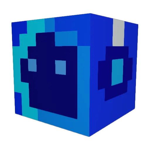 AER_Frost Minecraft avatar head, 3D render