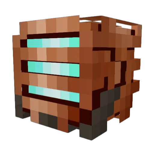 AES_373 Minecraft avatar head, 3D render
