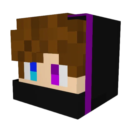 AE_Rulez Minecraft avatar head, 3D render