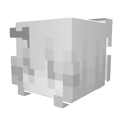AEkk2004 Minecraft avatar head, 3D render