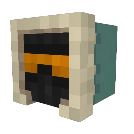 AFA_Mosquito Minecraft avatar head, 3D render