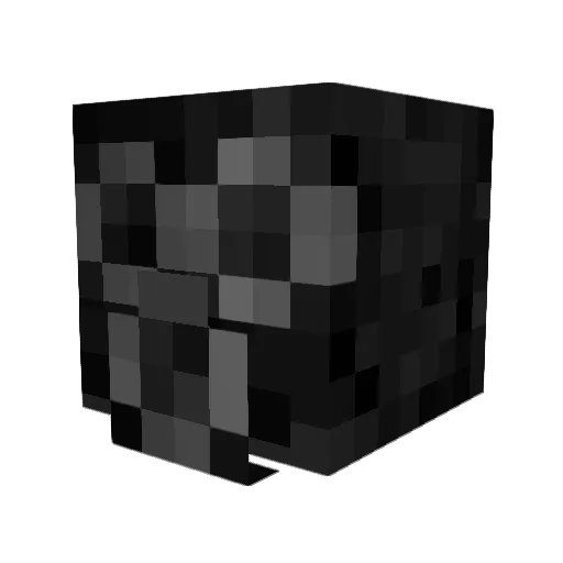 AFKQuack Minecraft avatar head, 3D render