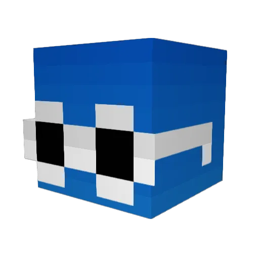 AFK_Smile Minecraft avatar head, 3D render