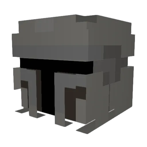 AFKekoa Minecraft avatar head, 3D render