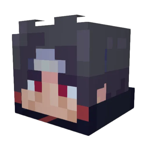 AFKfragger Minecraft avatar head, 3D render