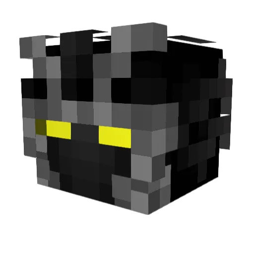 AFWAZE Minecraft avatar head, 3D render