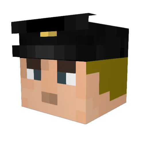 AFinn3110 Minecraft avatar head, 3D render