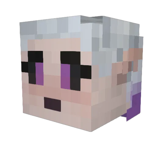 AFlamboyantDuck Minecraft avatar head, 3D render