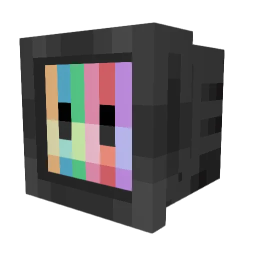 AFluffyGriffin Minecraft avatar head, 3D render