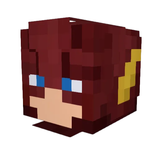 AFrogNamedKermit Minecraft avatar head, 3D render