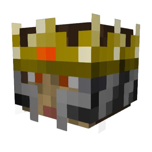 AFuriousNinja Minecraft avatar head, 3D render