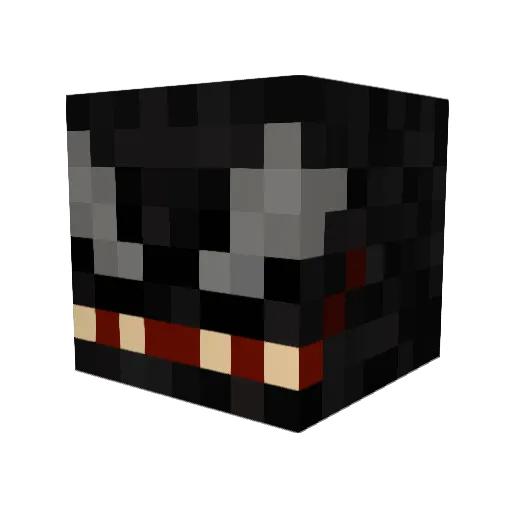 AFuryDevine Minecraft avatar head, 3D render