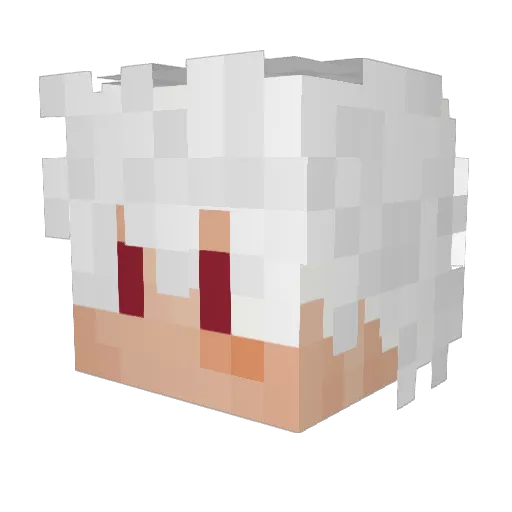 AFx57 Minecraft avatar head, 3D render