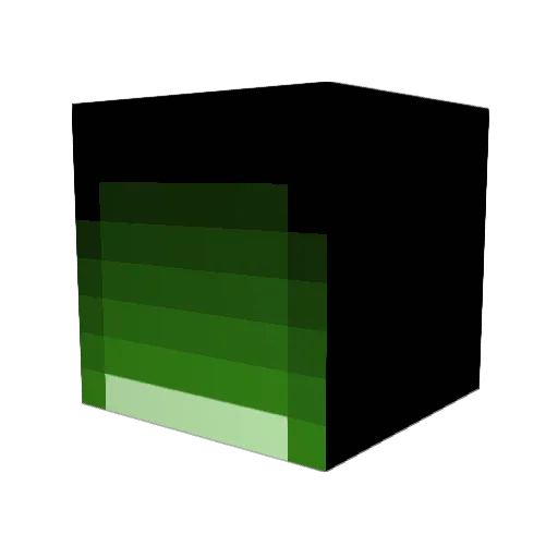AG1200 Minecraft avatar head, 3D render