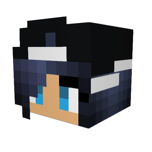 AGAMER0519 Minecraft avatar head, 3D render