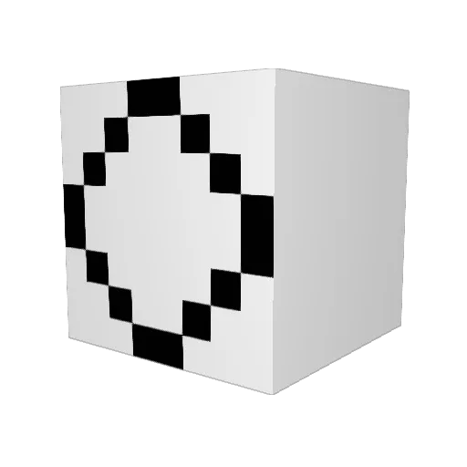 AGDEGAMER Minecraft avatar head, 3D render