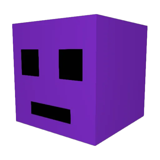 AGK_luxray Minecraft avatar head, 3D render