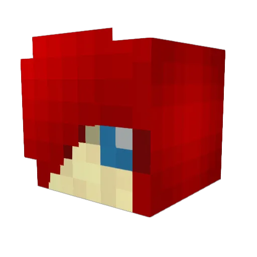 AGR2014 Minecraft avatar head, 3D render