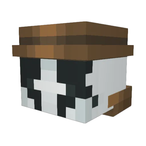 AGU271N Minecraft avatar head, 3D render
