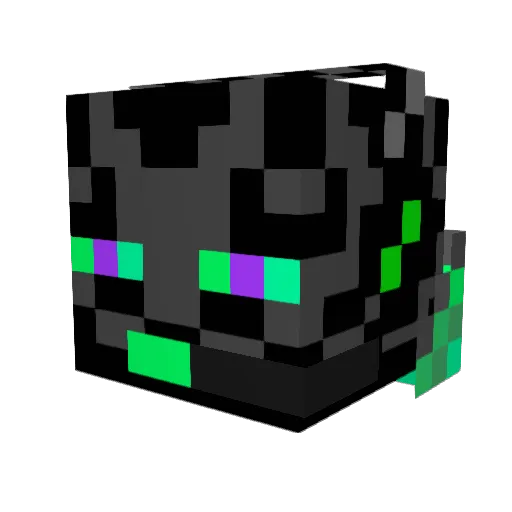 AGUSTTINBJ Minecraft avatar head, 3D render