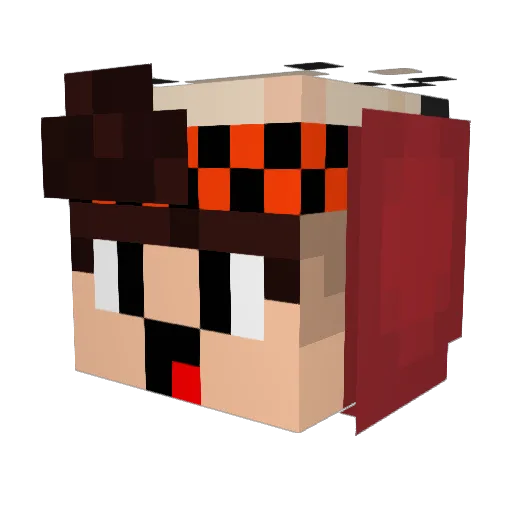 AG_Jossu Minecraft avatar head, 3D render