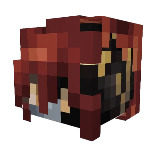 AGermanGoose Minecraft avatar head, 3D render