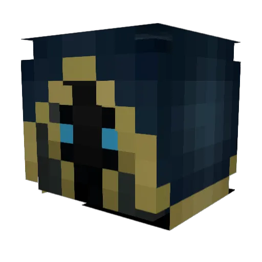 AGuyNamedDay Minecraft avatar head, 3D render