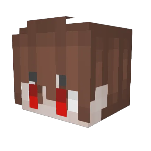 AHAAAHAHAHAHAHAH Minecraft avatar head, 3D render